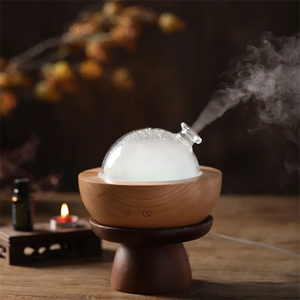 2023Hot बिक्री लकड़ी पानी अल्ट्रा सोनिक अल्ट्रासाउंड अल्ट्रासोनिक धुंध निर्माता Muote संगीत खुशबू Humidifier मशीन - Product Image 6