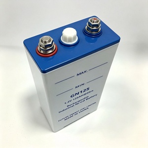 Batterie rechargeable alcaline nickel-cadmium (NiCD) à faible décharge 125AH GN125 1.2V KPL125 KL125P IEC60623 pour alimentation de secours - Product Image 1
