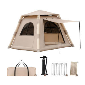 Tente de <span class=keywords><strong>camping</strong></span> gonflable carrée en vente chaude - Tissu Oxford durable, imperméable, tente pneumatique imperméable, coupe-vent, installation facile - Product Image 2