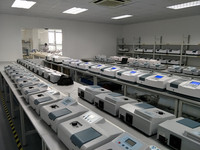 Spectrofotometer Layar Sentuh Seri K Single/Double Beam 190 hingga 1100nm Instrumen Analitik Laboratorium