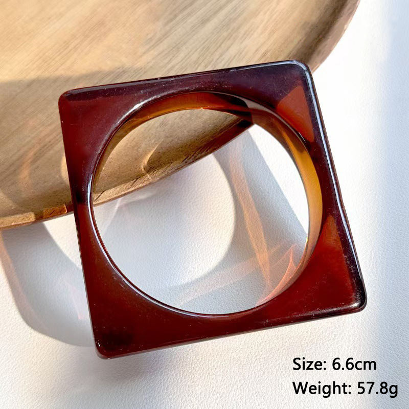 resin carved chunky bangles bak