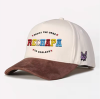 Casquettes de baseball personnalisées en gros, 5 panneaux, coton Oxford Dobby, camouflage léopard et broderie à la main à pois, unisexe, adulte, décontractées, Gorras