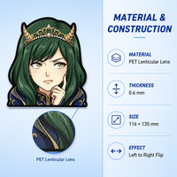 Oferta Especial: Adhesivos Holográficos 3D para Autos, Personalizables con Logotipos de Anime, para Eventos Promocionales y Regalos Empresariales