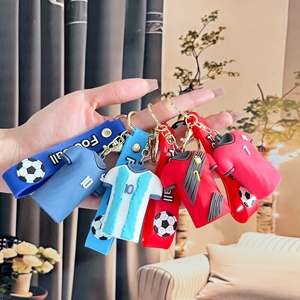 2026 Football No.7 & No.10 Couple Jerseys Keychains Sports Themed <b>Backpack</b> Pendants Car Keychains Dolls - Fan Accessories - Product Image 1