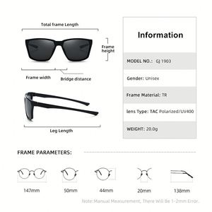 Gafas de Sol Deportivas Cuadradas para Hombre, con Logotipo Personalizado, Moda 2025, Protección UV400, TR90, Polarizadas, para Conducir - Product Image 6