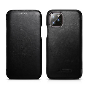 prueba de golpes a prueba de cuero negro <span class=keywords><strong>Funda</strong></span> para teléfono móvil para iphone <span class=keywords><strong>11</strong></span> <span class=keywords><strong>Pro</strong></span> <span class=keywords><strong>max</strong></span> para el teléfono de <span class=keywords><strong>Apple</strong></span> - Product Image 1
