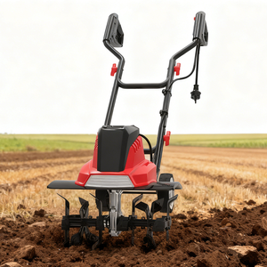 VERTAK Kablolu Elektrikli Çapa Makinesi Ayarlanabilir Saplı Kültivatör 40 cm Çapa Genişliği 22 cm Derinlik Bahçe Çim Sebze Tarlası Aleti - Product Image 2