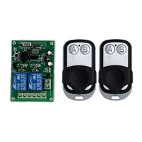 Relais DC12V, interrupteur commandé par récepteur RC, 433 MHz pour porte de garage