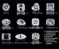 Diamant de laboratoire de marque Madonna, couleur D, certifié IGI, 1-3 carats, coupe princesse, diamant non monté, modèle L-125, origine Chine