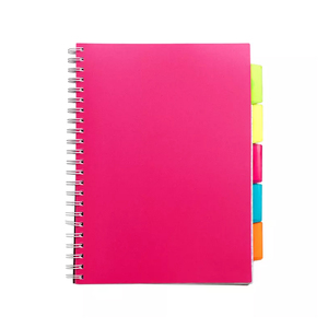 Quaderni a Spirale A5 Personalizzati con Logo, Cancelleria Scolastica, Copertina in Plastica, Agenda Planner con Divisori Colorati - Product Image 5