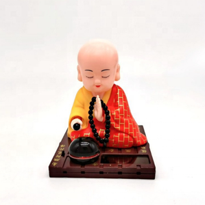 ตุ๊กตาพระพุทธรูปขนาด9*11ซม. ขนาดใหญ่เขย่าหัวพยักหน้าได้เล็กๆ<span class=keywords><strong>น้อย</strong></span>ๆสามเณรพระภิกษุแสงอาทิตย์สำหรับตกแต่งรถบ้านสีฟ้าสีแดงสีเหลือง - Product Image 4