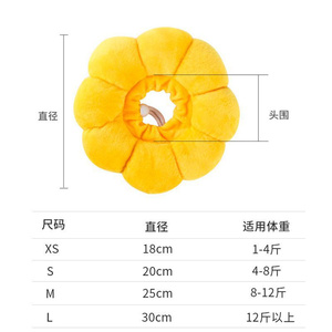 Kerah kucing donat nyaman Anti gigitan pemulihan Elizabeth kerah kerucut bedah untuk anjing kecil sedang besar - Product Image 6