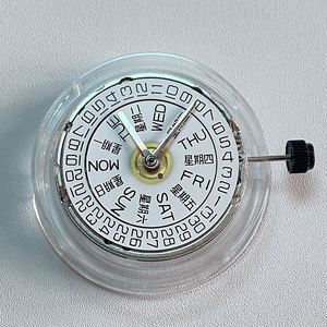 Movimiento de Reloj de Alta Calidad 2836 con Patrón de Calendario Doble, Tres Agujas Grandes, 28800 VPH, Segundos Reemplazables - Product Image 1