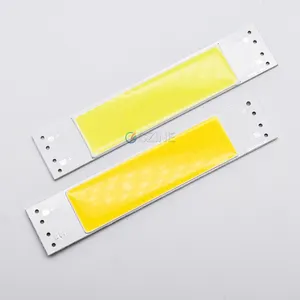 200x10mm 10W 12V LED Bar Light COB Strip Lamp For Desklamp Work Lights Car Lighting Red Blue Green Yellow White Color LED Bulb