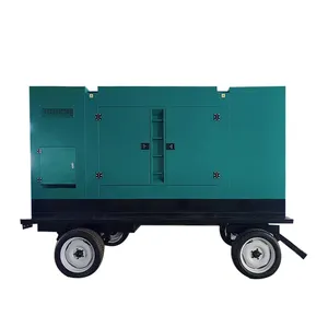 Commercial 150kw 150kva Standby On Trailer Silent Type With 110v/400v Rated Voltage diesel inverter generator 30 kw