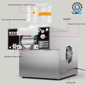 Mesin Pembuat Es Serut Salju QDMECH Pendinginan Cepat Hasil Tinggi Komersial Pembuat Es Susu Bingsu - Product Image 5