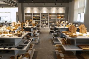 Yeni Ürün Döner Tabla Doğal Ahşap Pasta Standı Akrilik Kubbeli Mutfak Aksesuarları için - Product Image 6