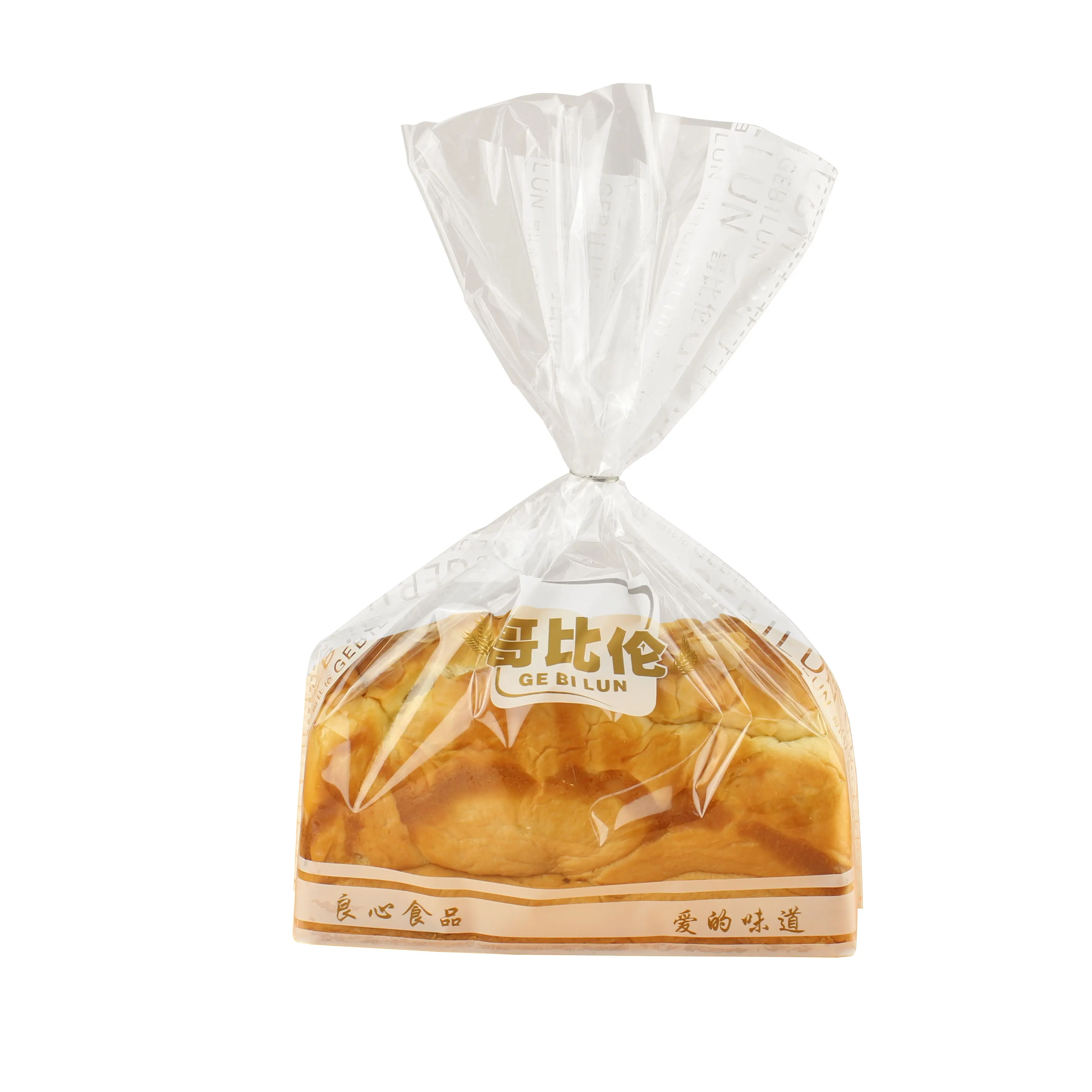 Gousset inférieur Transparent en plastique Opp Transparent de qualité alimentaire, emballage de pain grillé sacs de perles