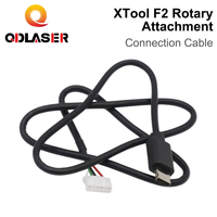 Cable de Conexión Original QDLASER, Piezas de Repuesto para la Máquina de Grabado Láser con Accesorio Rotatorio XTool F2