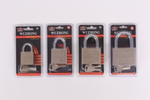 Cadenas carré à aube en acier chromé étanche de haute qualité avec 3 clés à aubes en acier cadenas de 30MM - Product Image 5