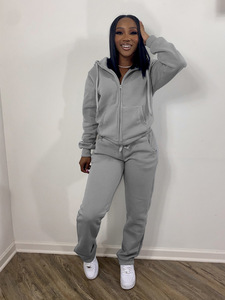 Conjunto de Sudadera y Pantalones para Mujer, Estilo Casual Urbano con Capucha, Marca Privada Personalizada - Product Image 6