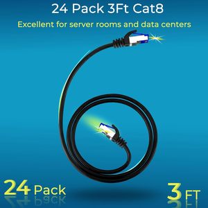 Cable de Conexión de Red <span class=keywords><strong>Ethernet</strong></span> <span class=keywords><strong>Cat</strong></span> <span class=keywords><strong>8</strong></span> de 40G para Centro de Datos - Product Image 4
