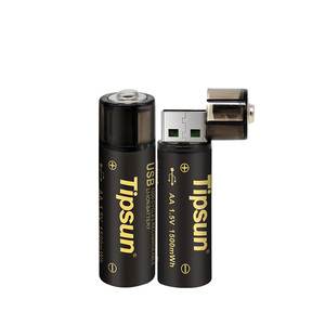 Großhandel neue usb aufladbare 1,5 volt aa lithium-batterien - Product Image 6