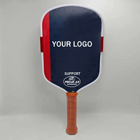 Vente d'usine, raquette de pickleball de haute qualité 14/16 mm, approuvée par l'USAPA, logo personnalisé, raquette de pickleball pour les sports de plein air, vente en gros