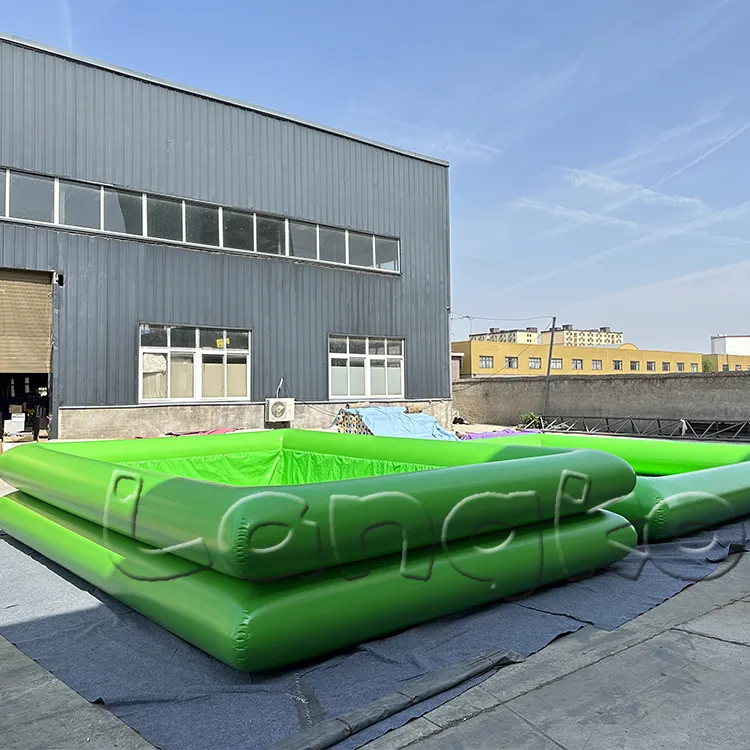 customize color size inflatable playground park inflatable swimming water pool for kids and adults