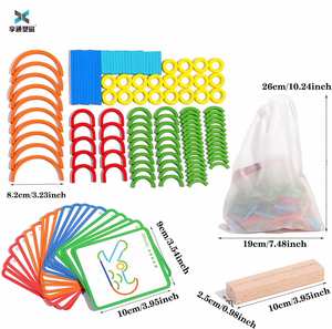 Jouets éducatifs créatifs : Bagues à assembler, puzzles pour l'éveil et le développement de l'intelligence des tout-petits, favorisant la motricité fine - Product Image 2