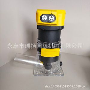 Fresadora Eléctrica de 21V con Batería de Litio Sin Escobillas, Herramienta Multifuncional para Trabajar la Madera con Sistema de Recolección de Polvo para Tallado y Ranurado - Product Image 1
