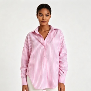 Damen Neuankömmling Langarm <span class=keywords><strong>Cardigan</strong></span> Top Gestreiftes Hemd Sehe Fashion - Product Image 2