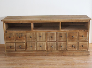 Armoire lumineuse de luxe en bois massif - Product Image 5