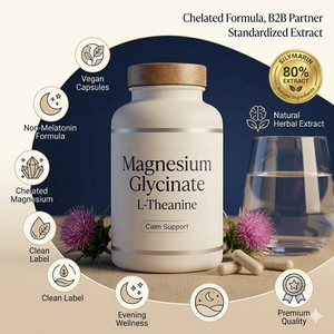Rainwood Magnésium Glycinate & GABA Soutien Sommeil & Mémoire Capsules Végétaliennes - Complément Apaisant Nocturne - Product Image 3