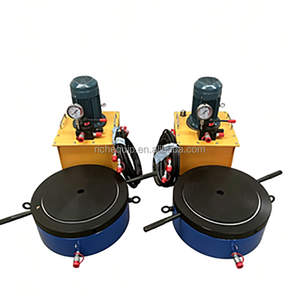 Vérin hydraulique autobloquant à simple effet avec blocage automatique de la écrouille, capacité 100 tonnes, pour levage de ponts et travaux de construction - Product Image 2