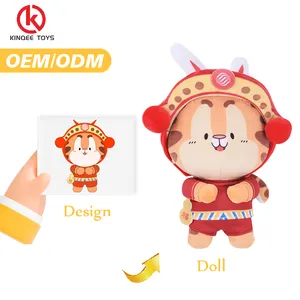 Kinqee OEM personalizado peluche diseño animal suave juguetes de peluche personalizar al por mayor mascota juguete anime dibujos animados muñeca fabricante
