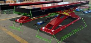 Vente flash : élévateur à ciseaux hydraulique de 5,5 tonnes, élévateur à ciseaux électrique automatique pour l'alignement des roues, deux vérins pneumatiques, élévateurs de voiture - Product Image 6