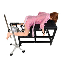 Chaise de bondage BDSM pour couple, tabouret de genouillère assistée pour fessées et jeux de soumission