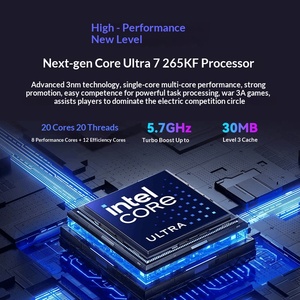 Nouvelle vente en gros pour PC de bureau gaming complet personnalisé DIY avec refroidissement RGB U7 265KF RTX 5070 12GB DDR5 1TB SSD RGB C - Product Image 3