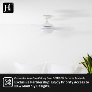 Ventilador de Techo con Luz LED de Estilo Minimalista, Más Vendido, para Habitaciones Pequeñas, Varios Tamaños Disponibles - Product Image 6