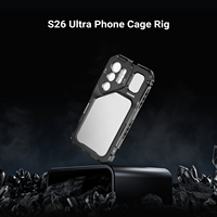 NEEWER PA182 Cage de téléphone en alliage d'aluminium pour Samsung Galaxy S26 Ultra avec filtre 67 mm, objectif 17 mm et plaques arrière à monture T