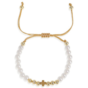 Pulsera <span class=keywords><strong>de</strong></span> <span class=keywords><strong>la</strong></span> <span class=keywords><strong>Amistad</strong></span> con Cuentas <span class=keywords><strong>de</strong></span> Oro <span class=keywords><strong>de</strong></span> 18k, Dije <span class=keywords><strong>de</strong></span> <span class=keywords><strong>la</strong></span> Virgen María Madre <span class=keywords><strong>de</strong></span> <span class=keywords><strong>Dios</strong></span>, Perla <span class=keywords><strong>de</strong></span> Agua Dulce, Joyería para Mujer, <span class=keywords><strong>Regalo</strong></span> - Product Image 6