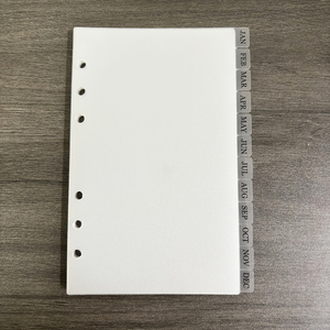 SamHeng A6 Refill Paper Set, Colorful Weekly Planner Monthly Calendar