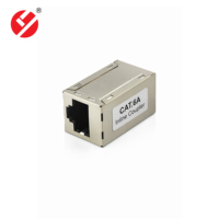 Coupleur en ligne blindé en métal Premier Cable LY-SB42-S6A CAT6A, connecteur Ethernet RJ45 Keystone Jack, cuivre plaqué or