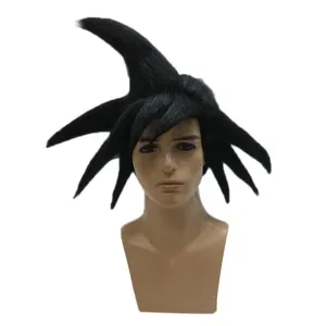 Terbaru Grosir Cosplay Halloween Wig Sintetis Kostum Kepala Topeng Son Goku Wig Pesta