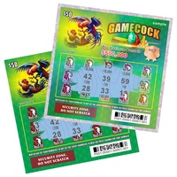 Cartes de loterie à gratter personnalisées du fabricant, billets de loterie, impression numérique pour cartes à gratter et gagner