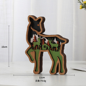 Decoraciones <span class=keywords><strong>de</strong></span> animales tallados en madera artesanías muebles creativos decoración hueca multicapa estatuilla adornos familia <span class=keywords><strong>Cristo</strong></span> - Product Image 5