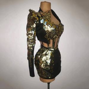 Costumes de scène à paillettes, robes de danse pour discothèque, bar, robes de spectacle de mannequins, robes de fête, robes de réunion de fin d'<span class=keywords><strong>année</strong></span> - Product Image 3