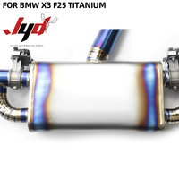 Échappement Catback pour BMW X3 F25, silencieux en titane, système d'échappement Catback de course, tuyau poli avec personnalisation