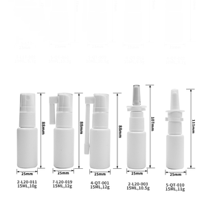 Белая пластиковая бутылка-распылитель для носа, 10 мл, 15 мл - Product Image 3